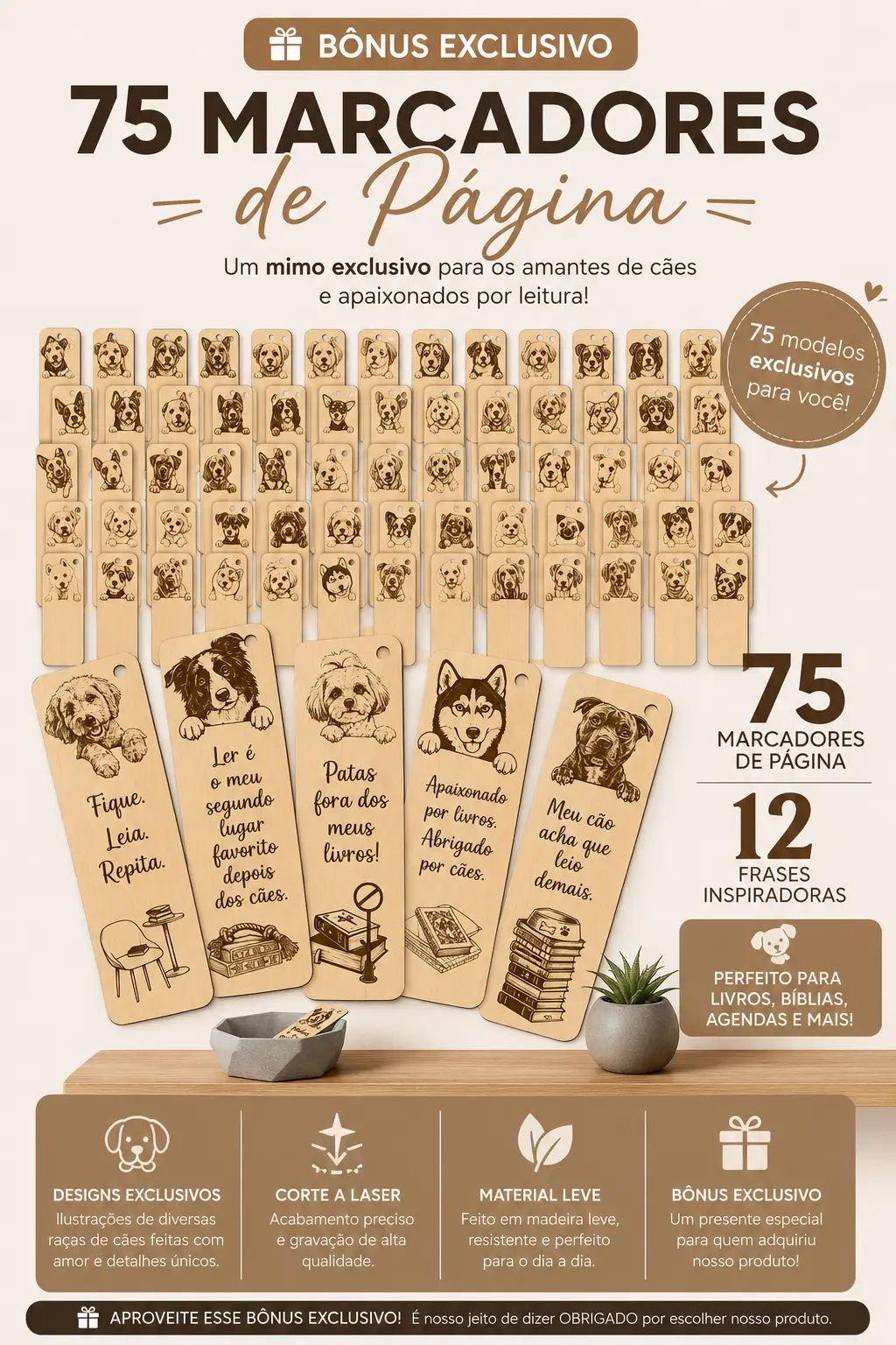 75 marcadores de páginas
