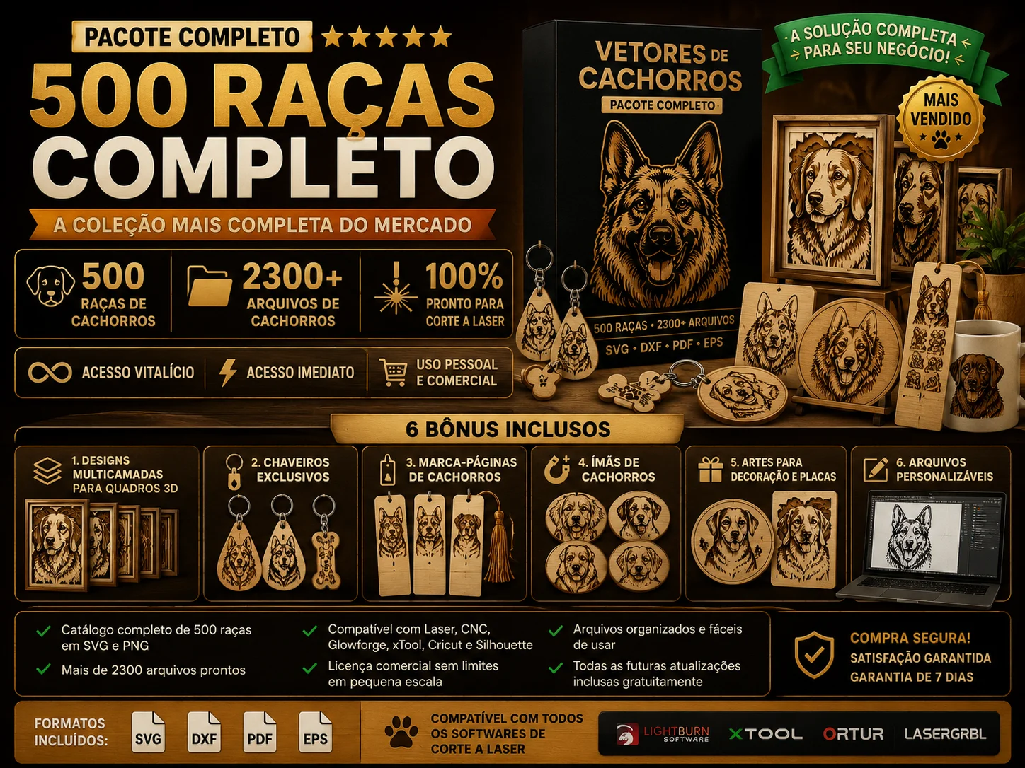 Pacote Completo + 6 Bônus